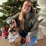 Bandana kerst – wit